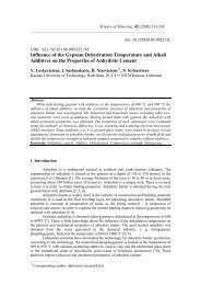 Influence of the Gypsum Dehydration Temperature and Alkali ...