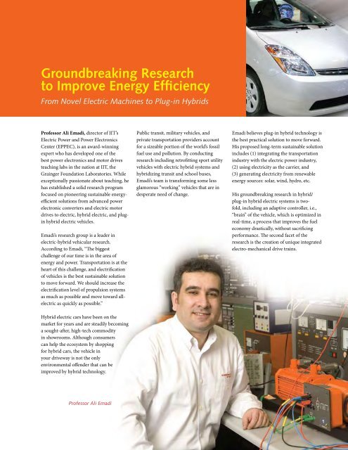 Hybrid and Plug-in Hybrid Electric Vehicle Research