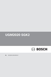 UGM2020 IHB SGK2 - Bosch Security Systems