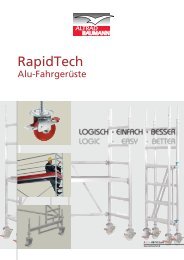 pdf Prospekt RapidTech Fahrgerüst - Kiefer