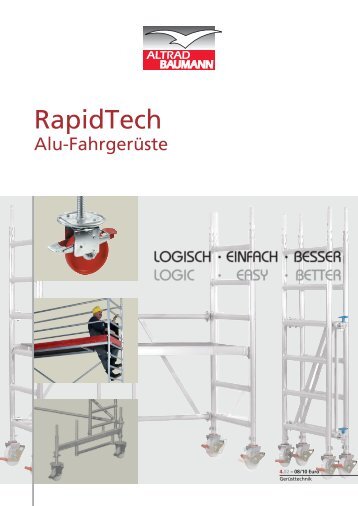 pdf Prospekt RapidTech Fahrgerüst - Kiefer