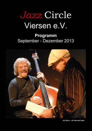 JazzCircle Viersen e.V. September – Dezember 2005 - Ali Haurand