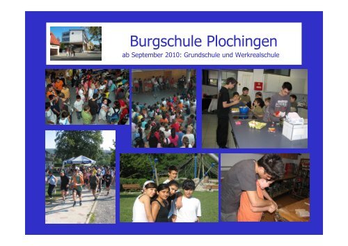 Werkrealschule (neuen Typs) - Burgschule Plochingen