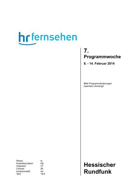 Programm Hrfs 8 2 14 2 Als Pdf Hessischer Rundfunk