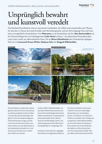 PDF Natur, Gärten und Landschaften herunterladen - Germany