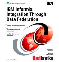 IBM Informix: Integration Through Data Federation - International ...