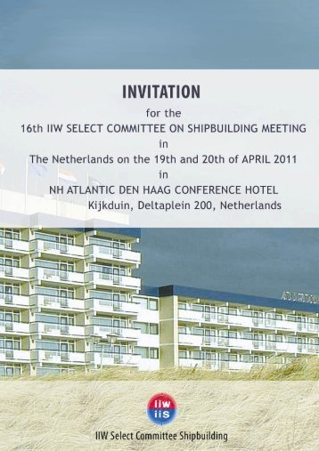 16 IIW SC Shipbuilding Meeting