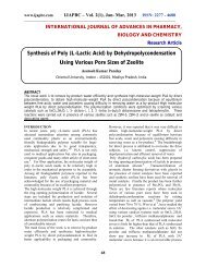 Synthesis of Poly (L-Lactic Acid) by ... - ijapbc