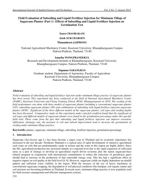 Field Evaluation of Subsoiling and Liquid Fertilizer Injection for ...