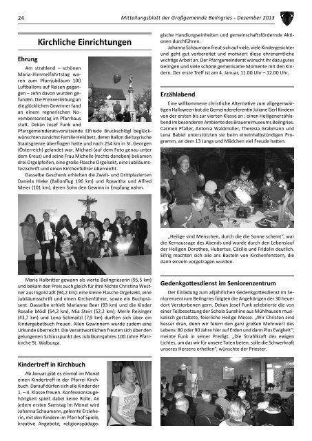 Beilngries aktuell - Ausgabe 12/2013