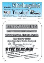 Mitteilungsblatt Nr. 1/2 vom 17.01.2014 - Markt Weidenbach