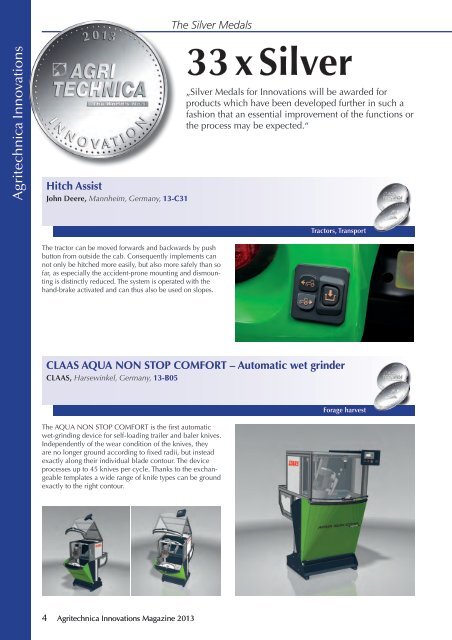 Innovations Magazine - Agritechnica