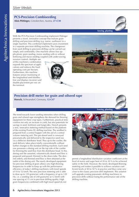 Innovations Magazine - Agritechnica