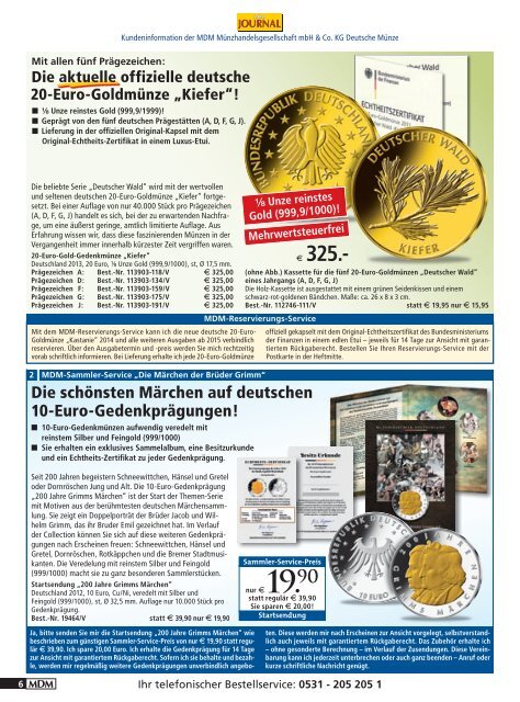 MDM Journal - MDM Deutsche Münze