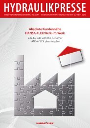 Absolute Kundennähe HANSA-FLEX Werk-im-Werk