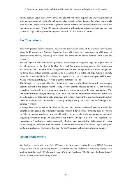 Slope stability along active and passive continental margins ... - E-LIB