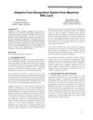 Adaptive Face Recognition System from Myanmar NRC Card