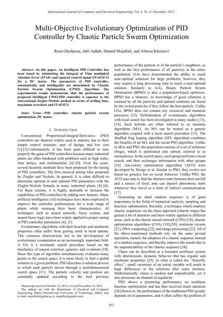 International Journal of Computer Theory and Engineering - ijcee