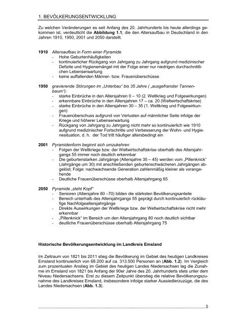 Aktuelle Entwicklungen und Tendenzen im Landkreis Emsland (PDF)