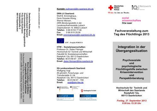 flyer-tdf-2013 - an der Hochschule für Technik und Wirtschaft des ...