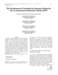 The Development of Controller for Buoyancy Engine for Use ... - IJCSI