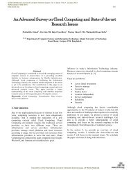 An Advanced Survey on Cloud Computing and ... - ResearchGate