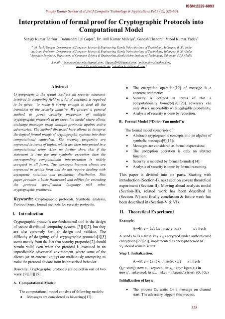 Fulltext - International Journal of Computer Technology and ...
