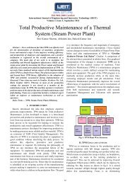 Steam Power Plant - ijeit