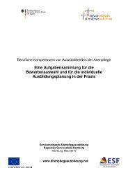 Eine Aufgabensammlung für die ... - Altenpflegeausbildung