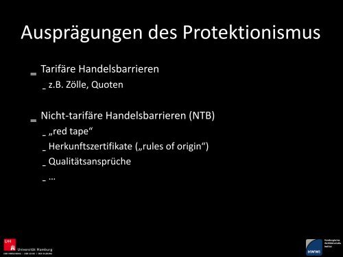 Freihandel und Protektionismus - Akademie für Politische Bildung ...