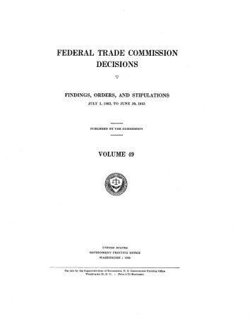CPY Document - Federal Trade Commission