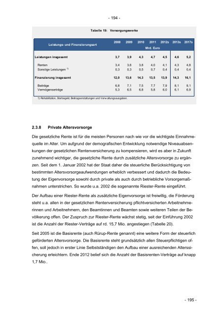 Sozialbericht 2013 - Bundesministerium für Arbeit und Soziales