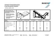 Späneförderbänder für Bogenstanzen - Gerhard BUSCH Gmbh