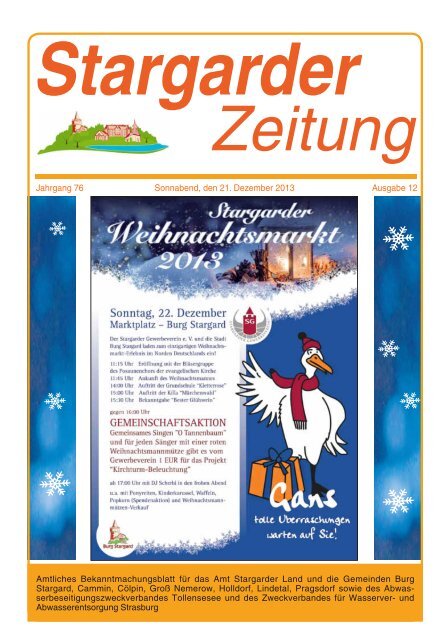 Dezember 2013 - Stargarder Land