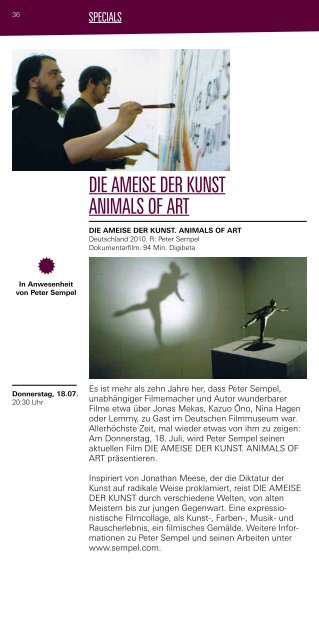 Kinoprogramm (PDF, 4,7 MB) - Deutsches Filminstitut