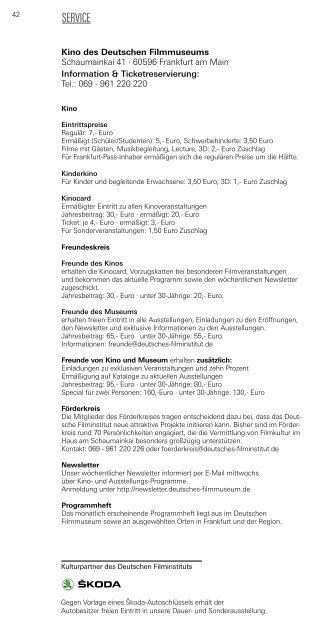 Kinoprogramm (PDF, 4,7 MB) - Deutsches Filminstitut