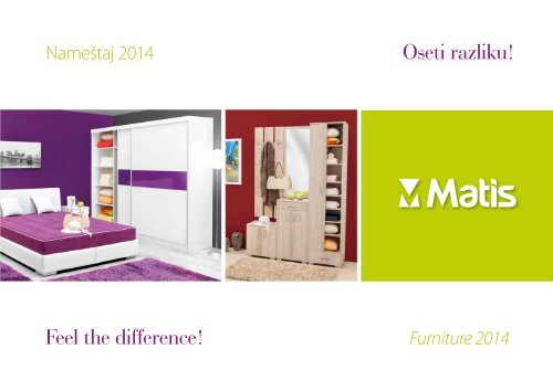 Nameštaj Matis - Katalog proizvoda 2014