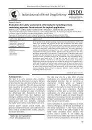 Evaluation for safety assessment of formulated vanishing cream ...