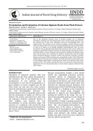 Formulation and Evaluation of Calcium Alginate Beads from Plant ...