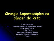 Neoplasia do Reto X Laparoscopia - IJP