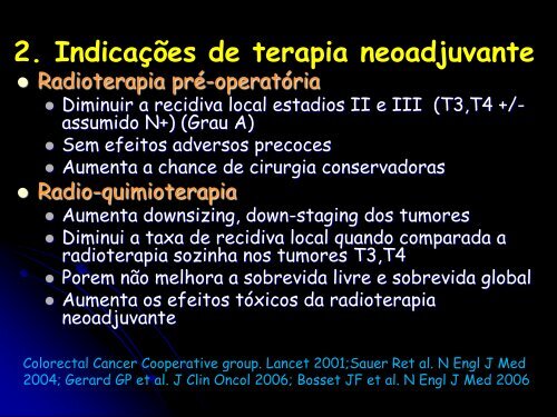Neoplasia do Reto X Laparoscopia - IJP