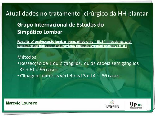 Simpatectomia Lombar - IJP