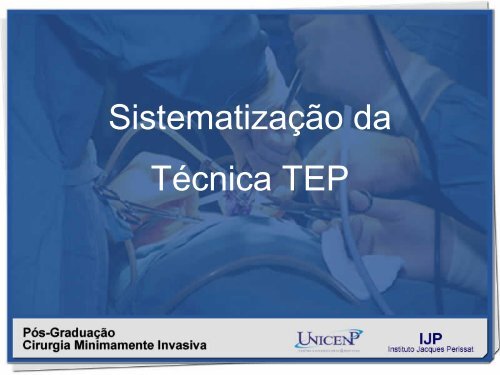 SistematizaÃ§Ã£o da TÃ©cnica TEP - IJP