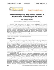 Orally disintegrating drug delivery systems - International Journal of ...