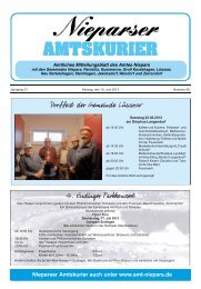 Amtskurier Juni 2013 - Amt Niepars