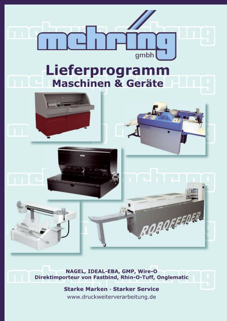 Lieferprogramm - Mehring GmbH
