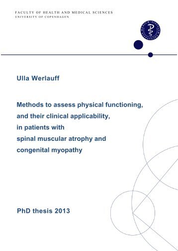 Ulla Werlauff Methods to assess physical functioning - Danske ...
