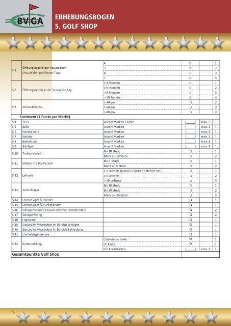 InformatIonsbroschüre der deutschen GolfanlaGenklassIfIzIerunG