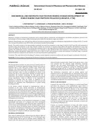 biochemical and enzymatic fluctuation during ovarian development ...