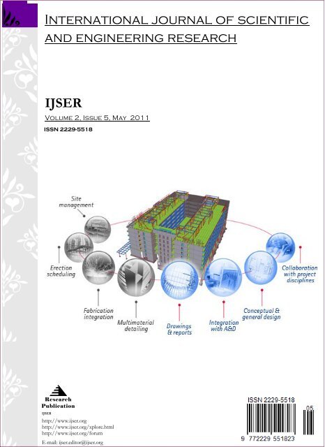 International journal of scientific and engineering research IJSER